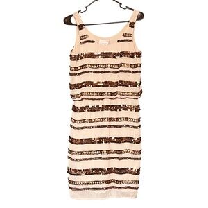 Romeo & Juliet Couture Mini Sequin Dress SZ S Glam Boho Party Y2K Vacay